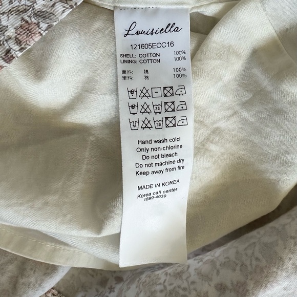 Louisiella Eliot Dress | Long Sleeve Floral Print Smocked Dress, Size 4Y - Picture 9 of 16